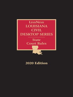 cover image of Louisiana Court Rules